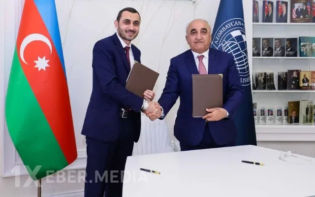 UNEC ilə DSMF arasında memorandum imzalanıb - FOTOLAR