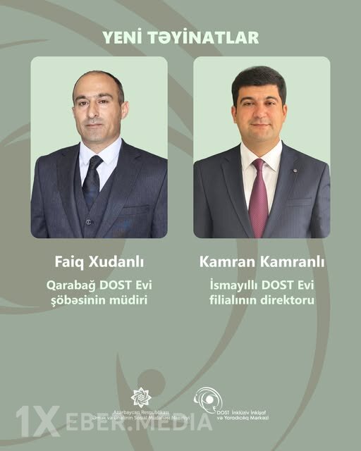 DOST Agentliyində yeni təyinatlar - İki nəfərə vəzifə verildi
