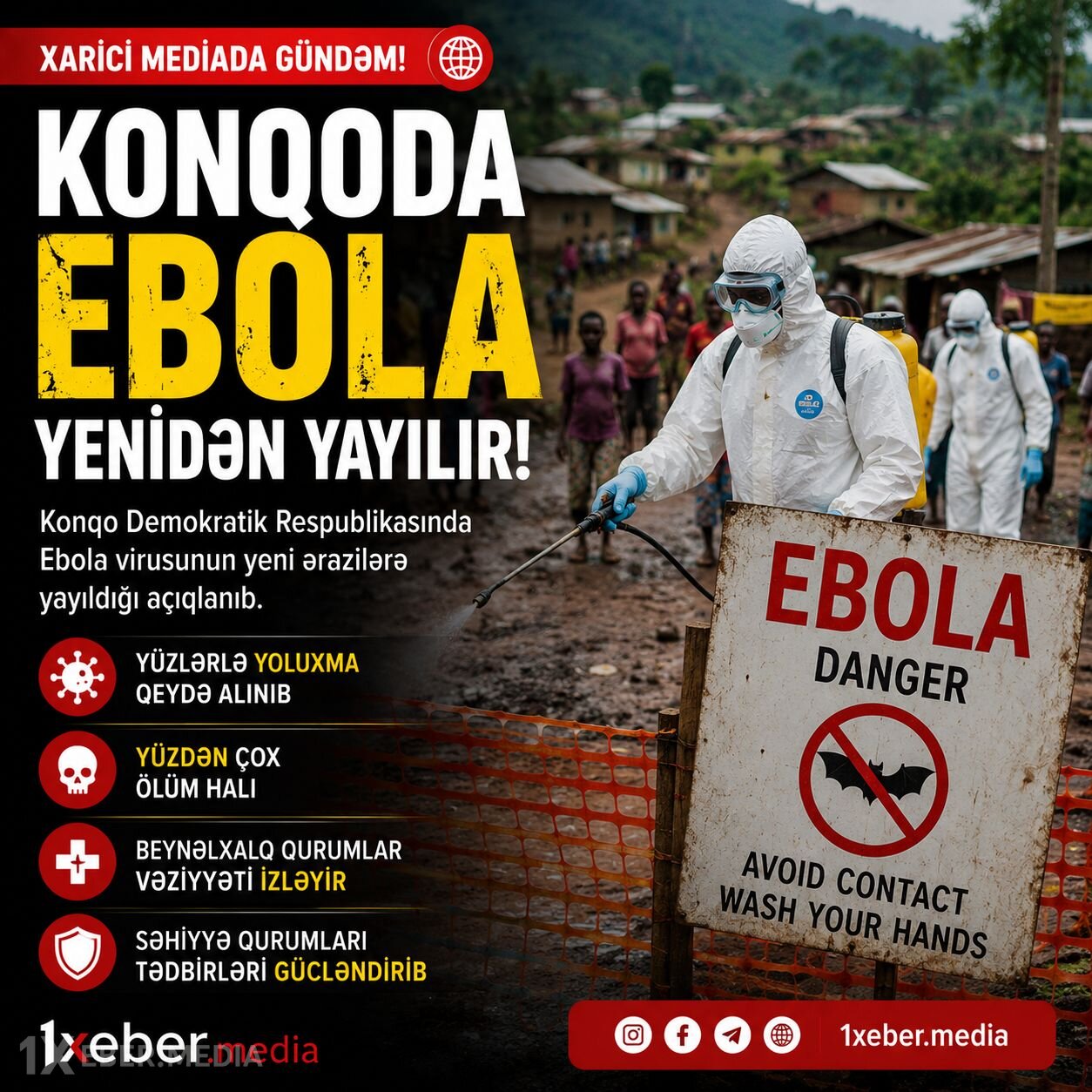 KONQODA EBOLA YENİDƏN YAYILIR