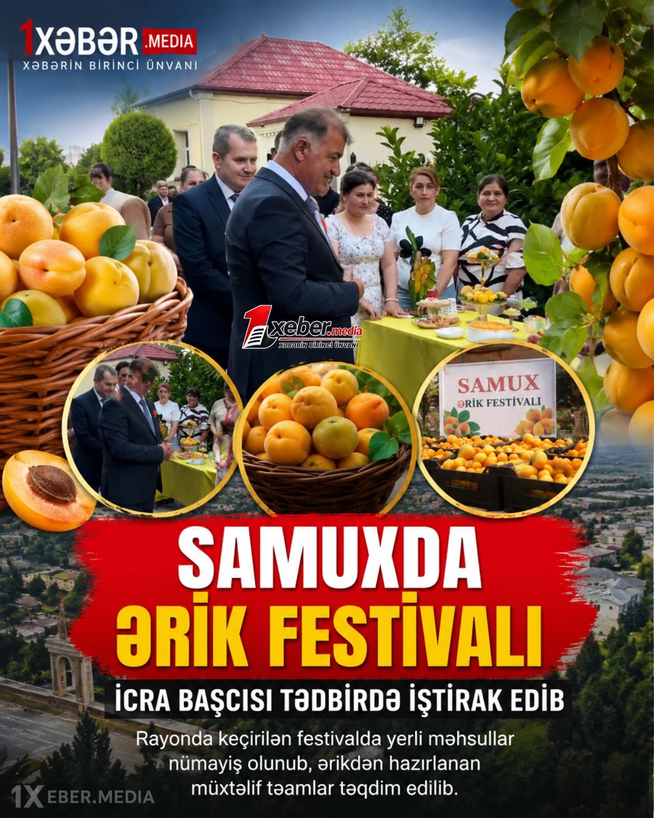 Samuxda Ərik Festivalı keçirilib – İcra başçısı tədbirdə iştirak edib