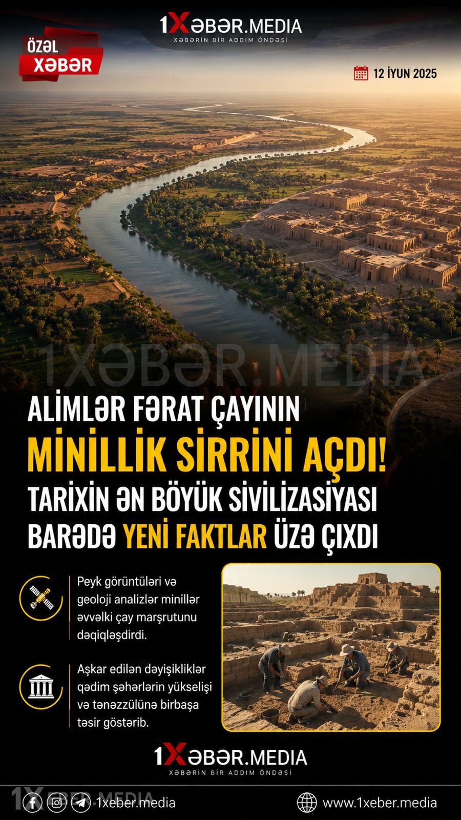 Alimlər Fərat çayının minillik sirrini açdı – tarixin ən böyük sivilizasiyası barədə yeni faktlar üzə çıxdı