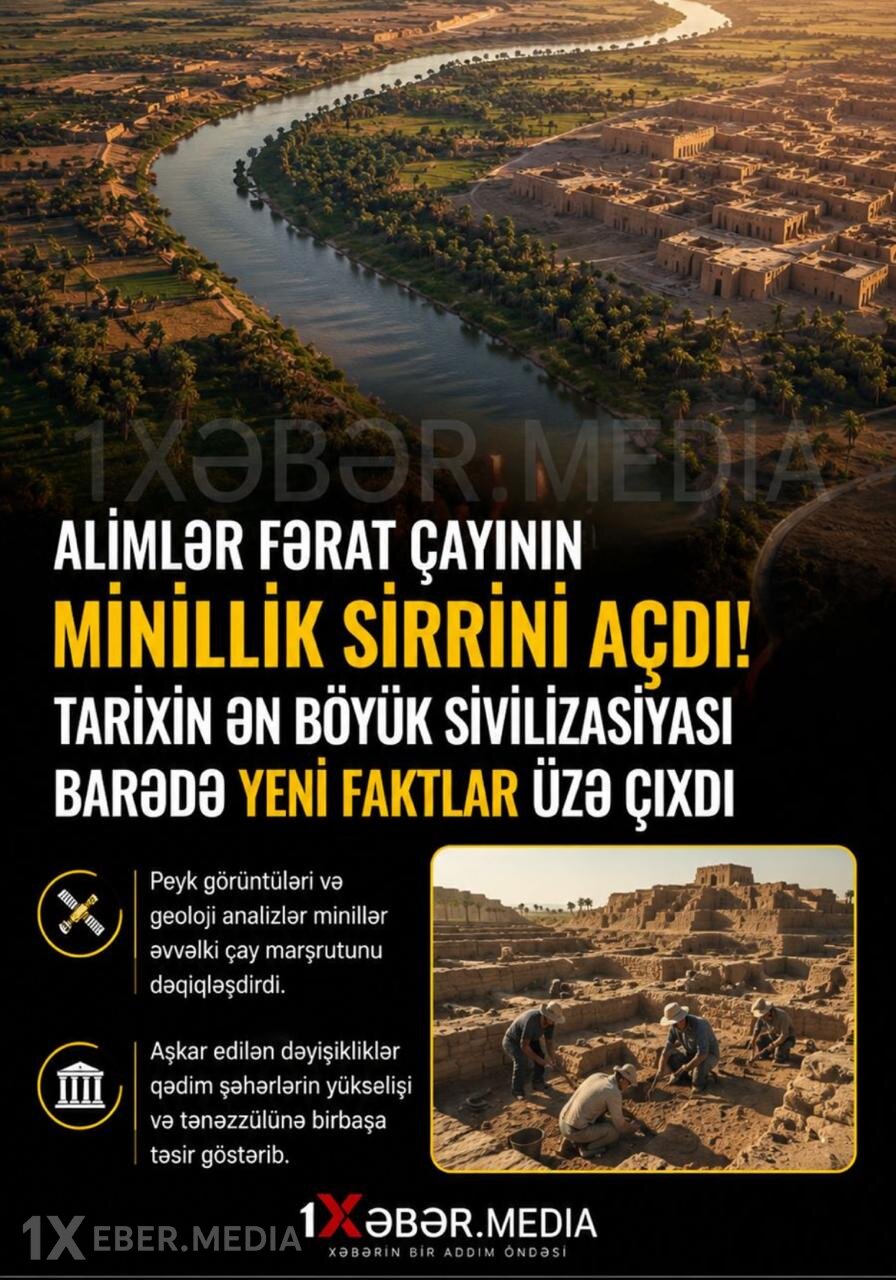 Alimlər Fərat çayının minillik sirrini açdı – tarixin ən böyük sivilizasiyası barədə yeni faktlar üzə çıxdı