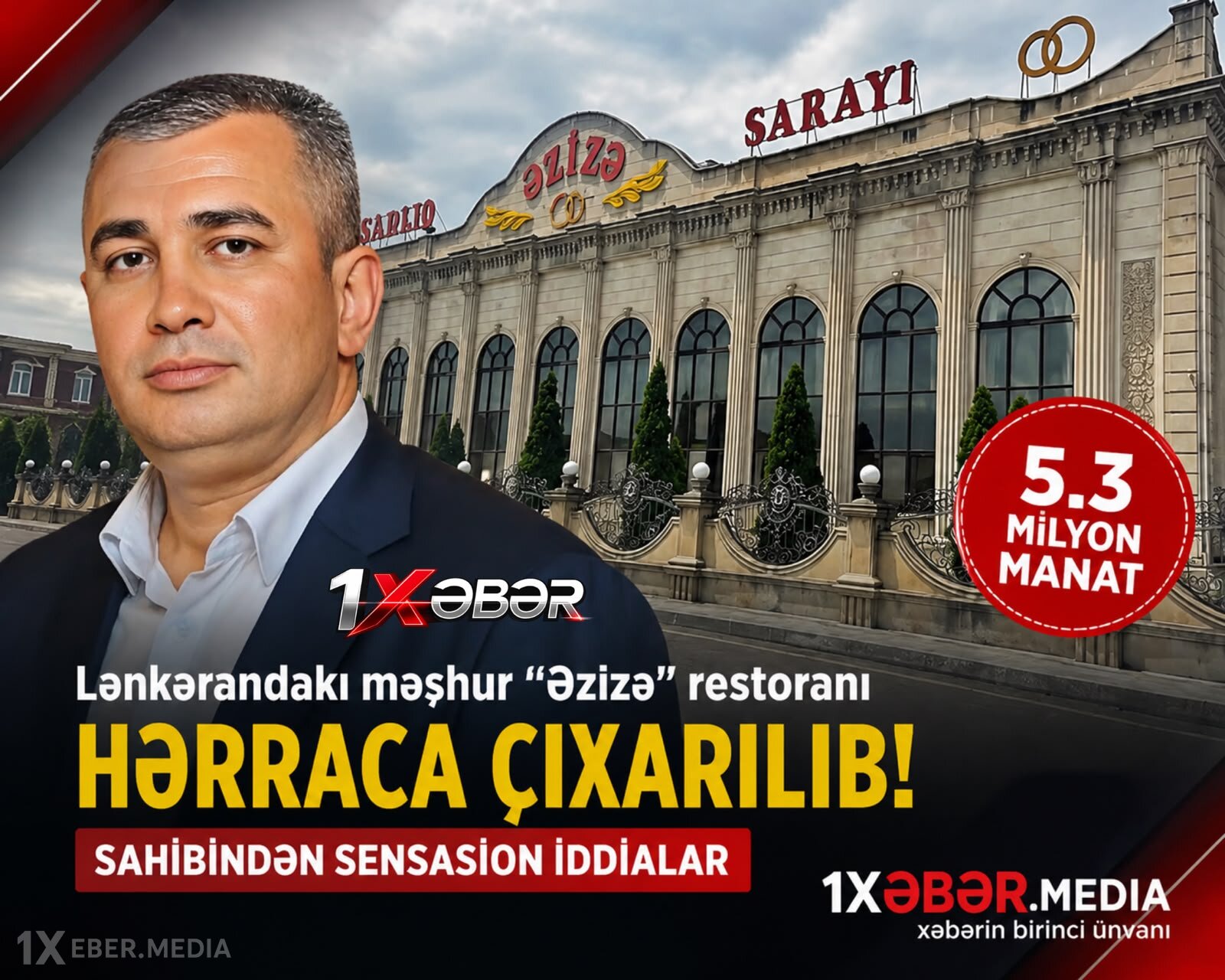 Lənkərandakı məşhur “Əzizə” restoranı niyə hərraca çıxarılır? – Sahibindən sensasion iddialar