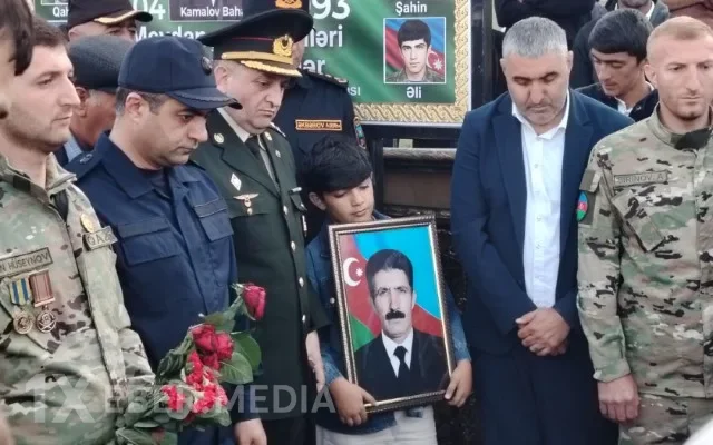 Daha bir itkin düşmüş şəhidimiz Kəlbəcərdə dəfn olundu - FOTOLAR