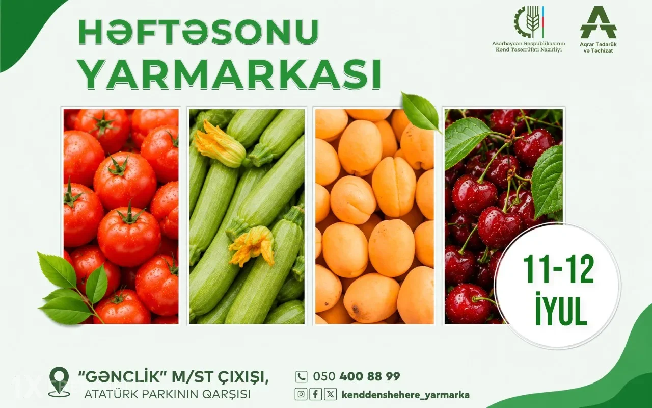 Növbəti “Kənddən Şəhərə” həftəsonu yarmarkası təşkil olunacaq