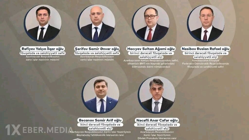 Rütbə verilən bütün səfirlər bu universitetin məzunlarıdır - SİYAHI
