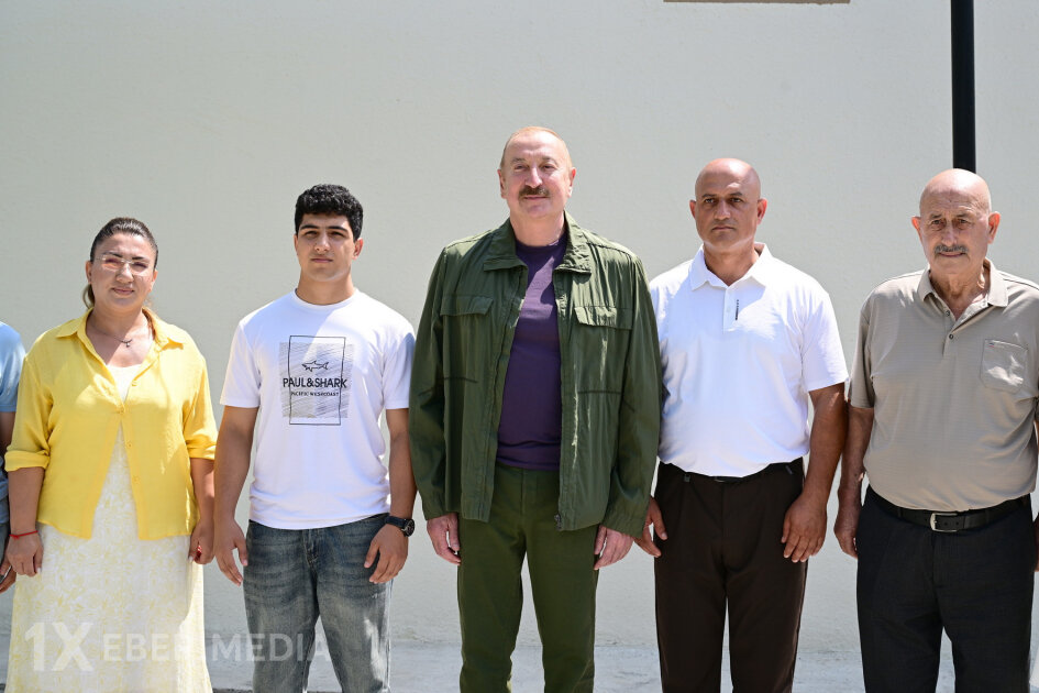 Prezident onlara qonaq getdi