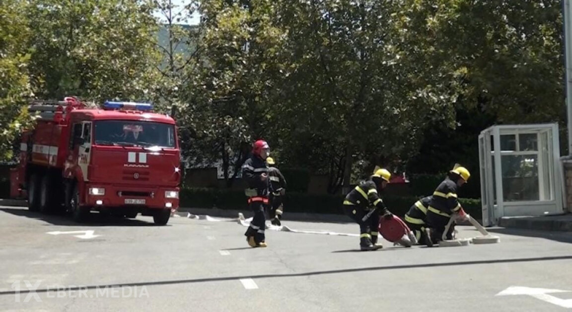 FHN-in Dövlət Yanğından Mühafizə Xidməti yanğın-taktiki təlim təşkil edib