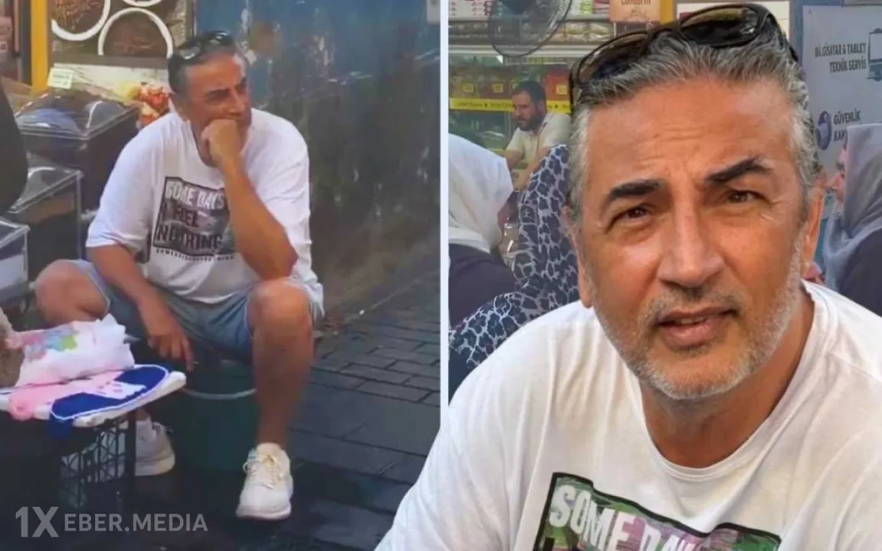 Məşhur müğənni bazarda süngər satdı - FOTO