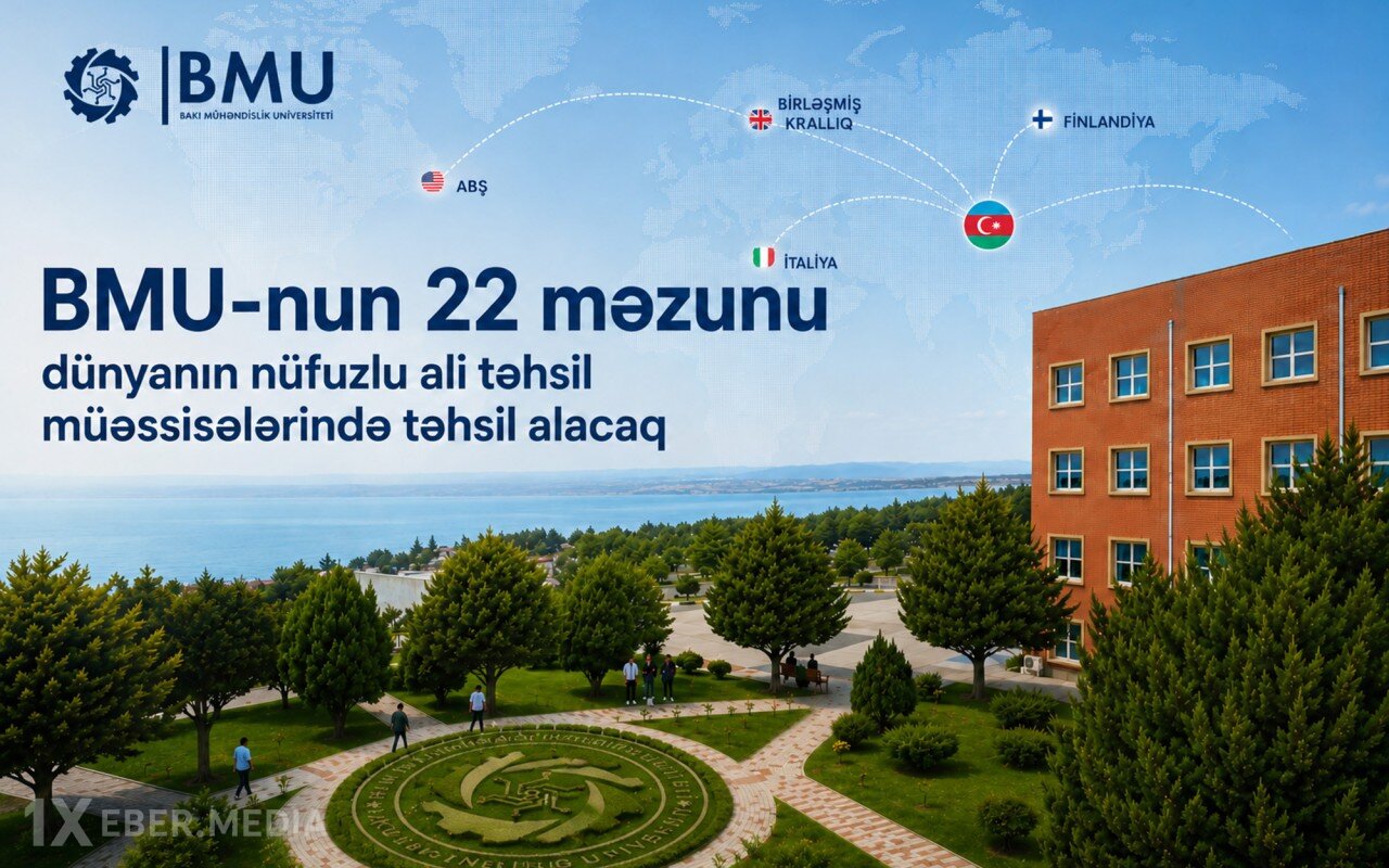 BMU-nun 22 məzunu dünyanın nüfuzlu ali təhsil müəssisələrində