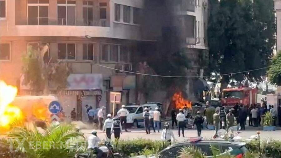 Dəməşqdə Makronun qalacağı otelin yaxınlığında partlayış baş verib