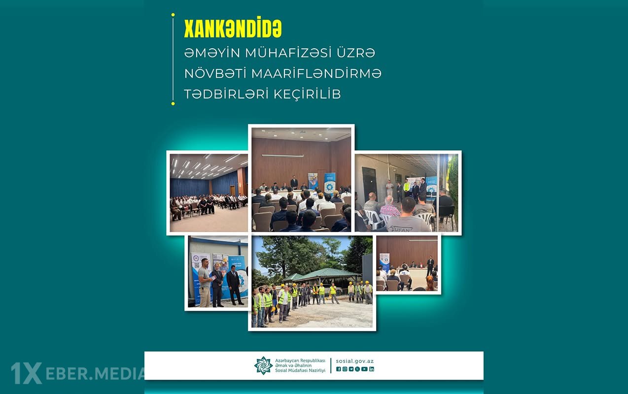 Xankəndidə əməyin mühafizəsi üzrə növbəti maarifləndirmə tədbirləri keçirildi