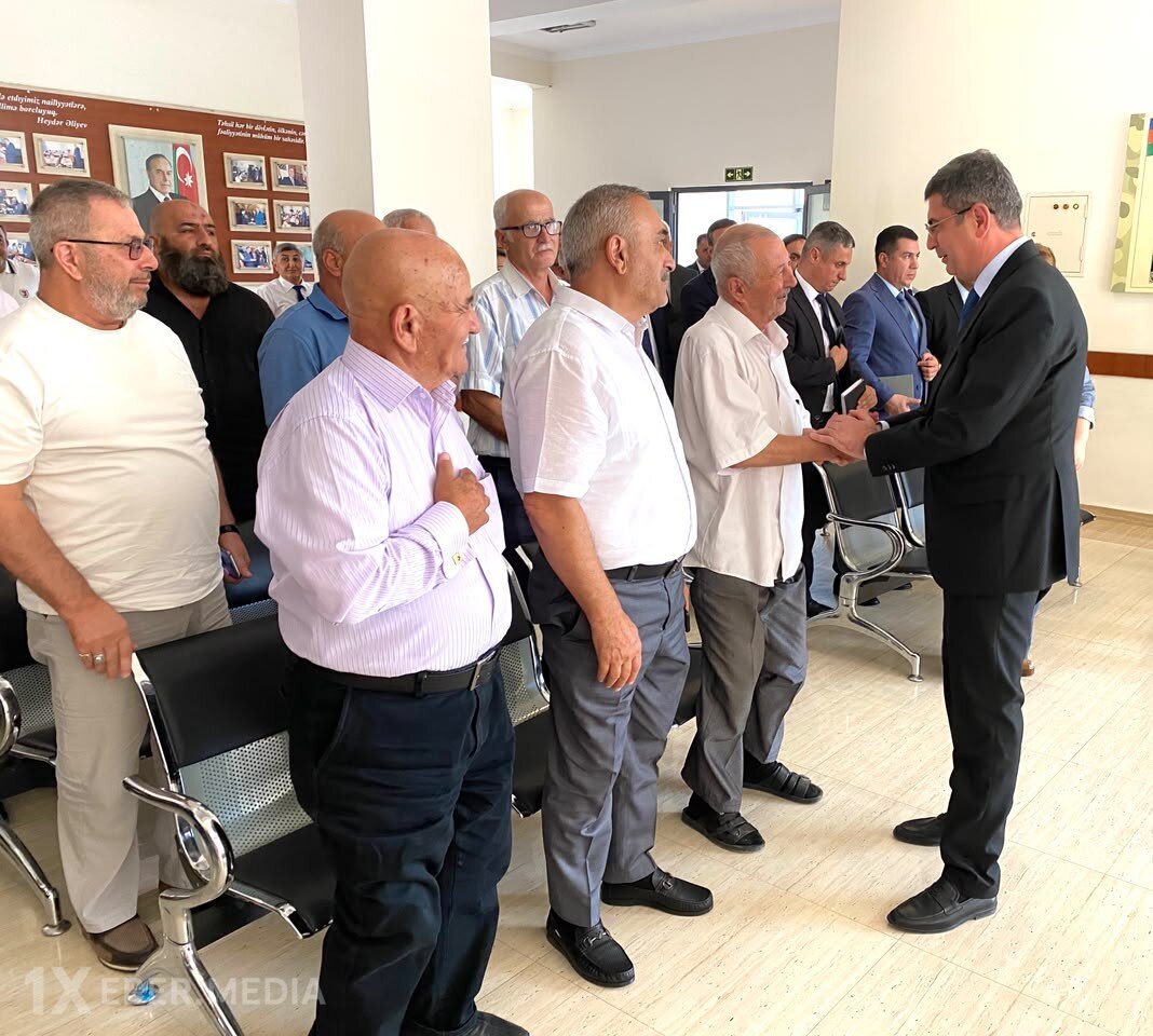 Elşən Salahov Şağan qəsəbə sakinləri ilə görüşdü