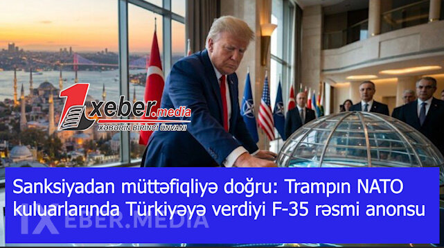 Sanksiyadan müttəfiqliyə doğru: Trampın NATO kuluarlarında Türkiyəyə verdiyi F-35 rəsmi anonsu-VİDEO