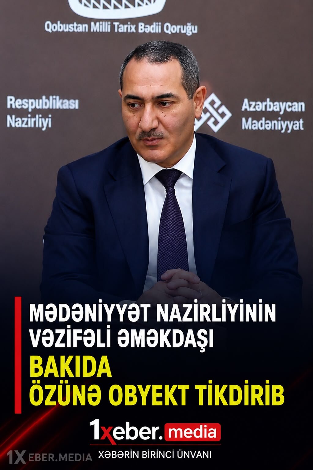 Mədəniyyət Nazirliyinin vəzifəli əməkdaşı Bakıda özünə obyekt tikdirib