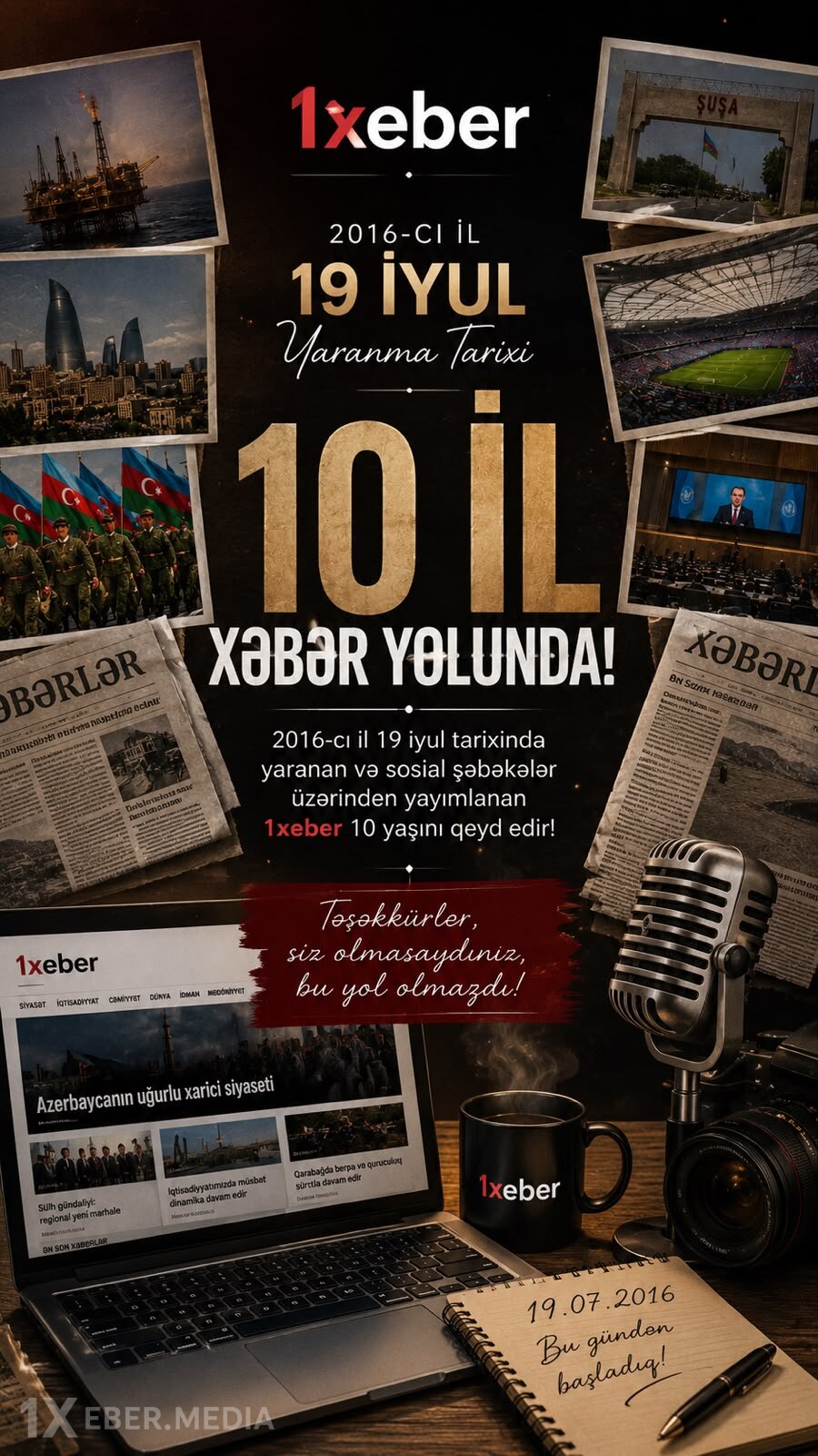 “1xeber” – 10 illik etimad, operativlik və ictimai məsuliyyət yolu