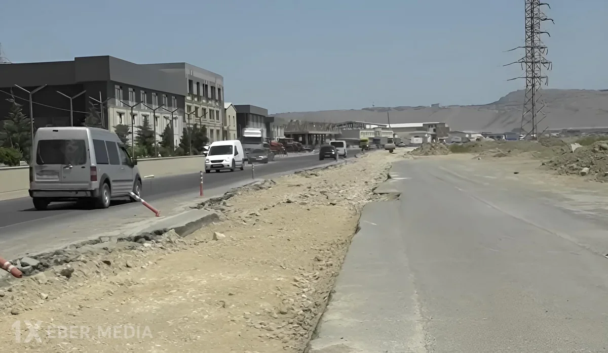Lökbatanda təhlükə saçan yol: Aylar əvvəl qazılan ərazi asfaltlanmır - VİDEO