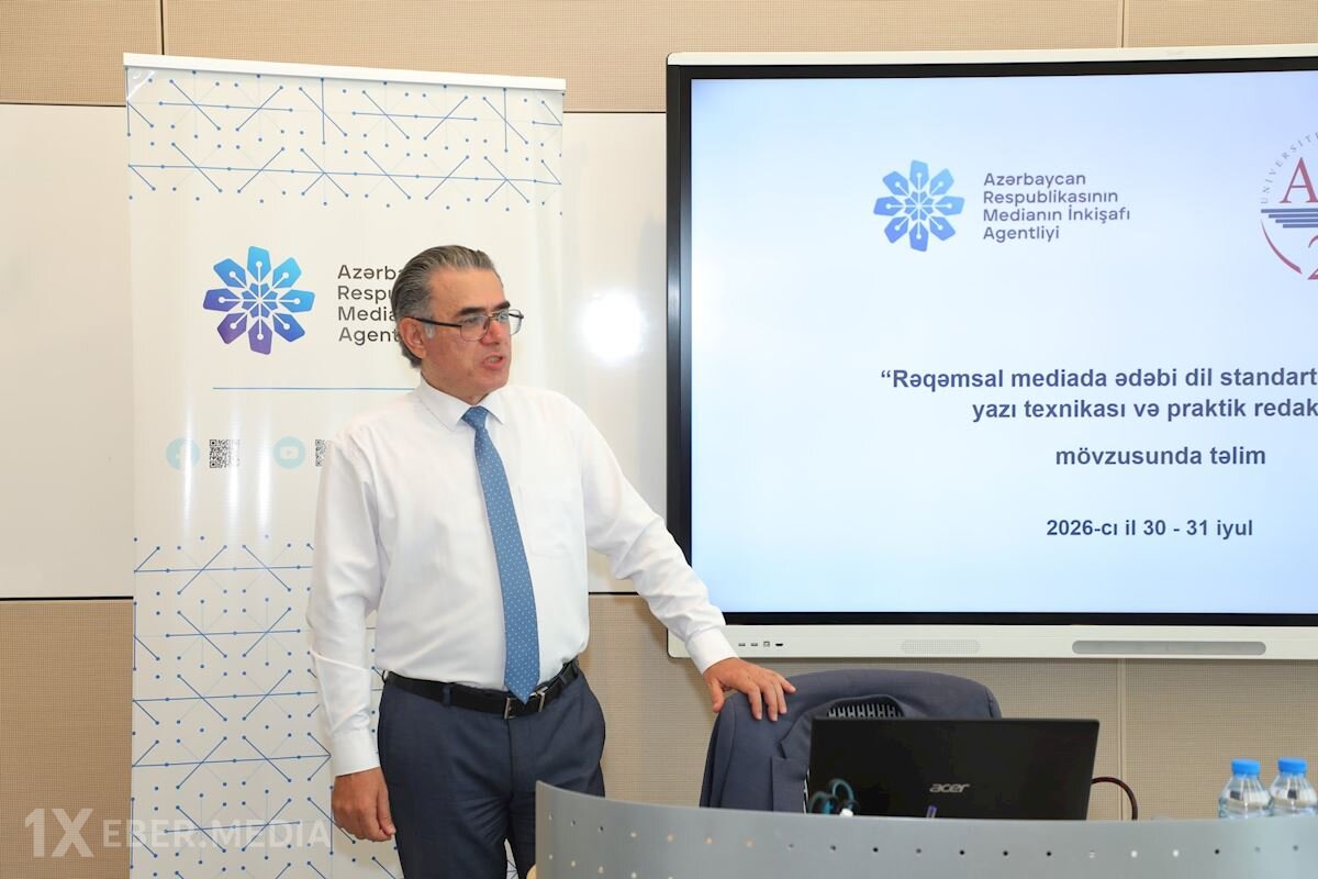 MEDİA və ADA Universitetinin jurnalistlər üçün təlim keçirir