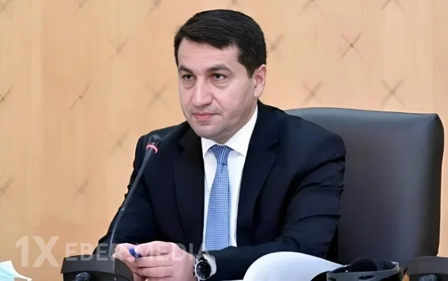 "Ermənistan Konstitusiyasından ərazi iddiaları çıxarılsa, saziş üçün problem qalmır" - Hikmət Hacıyev