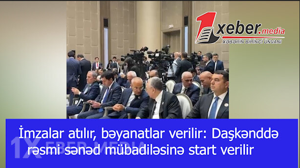 İmzalar atılır, bəyanatlar verilir: Daşkənddə rəsmi sənəd mübadiləsinə start verilir-VİDEO