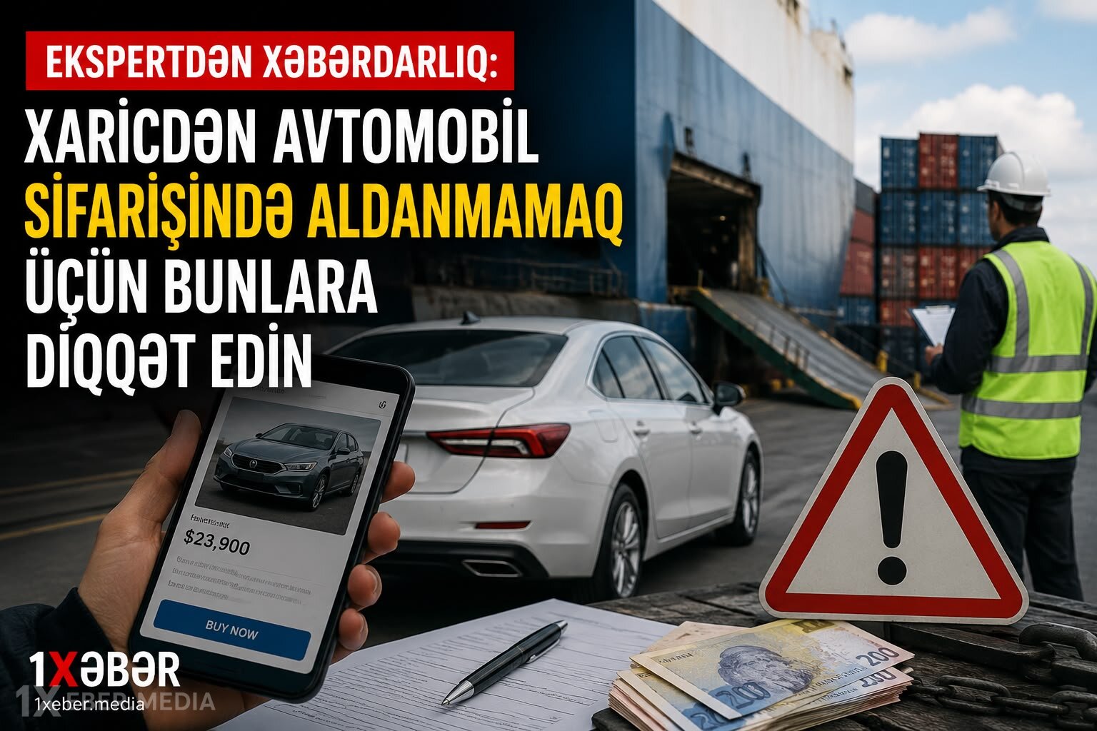 Ekspertdən xəbərdarlıq: Xaricdən avtomobil sifarişində aldanmamaq üçün bunlara diqqət edin