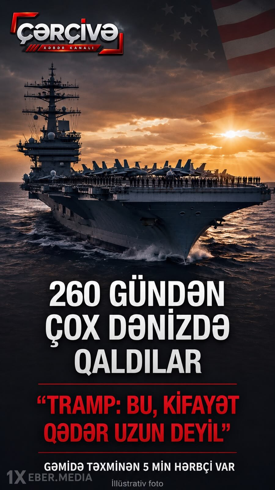 260 gündən çoxdur dənizdədirlər — Tramp: “Kifayət qədər uzun deyil”