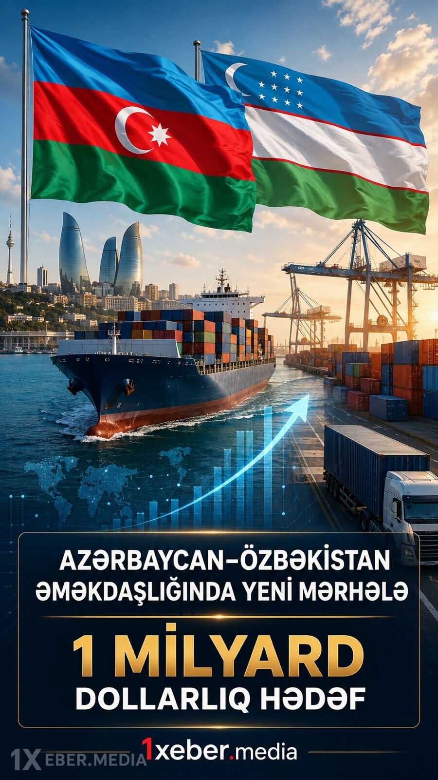 Azərbaycan–Özbəkistan iqtisadi əməkdaşlığında yeni mərhələ: 1 milyard dollarlıq hədəf