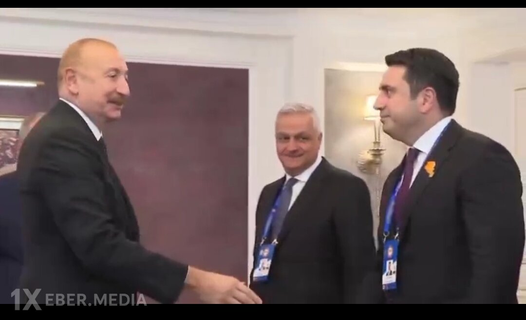 Azərbaycan Prezidenti İlham Əliyevin Bişkekdə Ermənistanın Baş naziri ilə görüşündən görüntülər-VİDEO