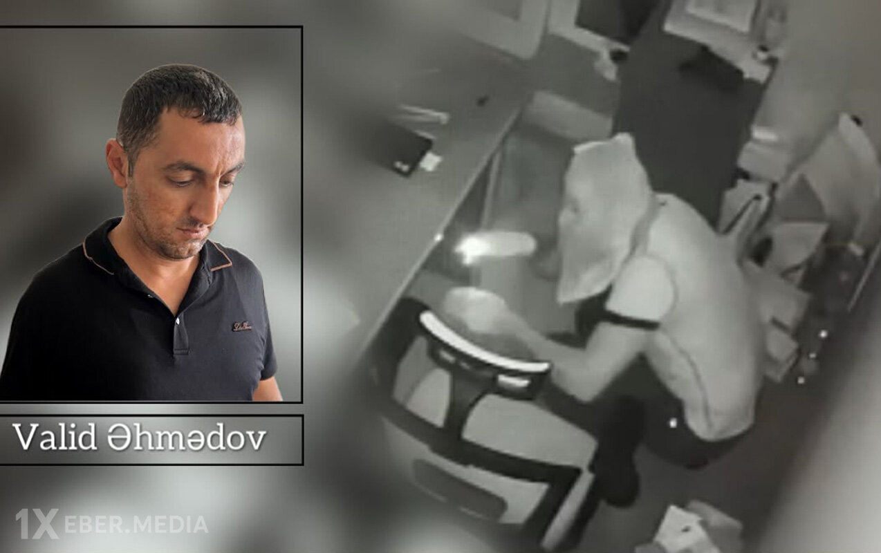 Mağazadan 20 min oğurlayan maskalı şəxs tutuldu