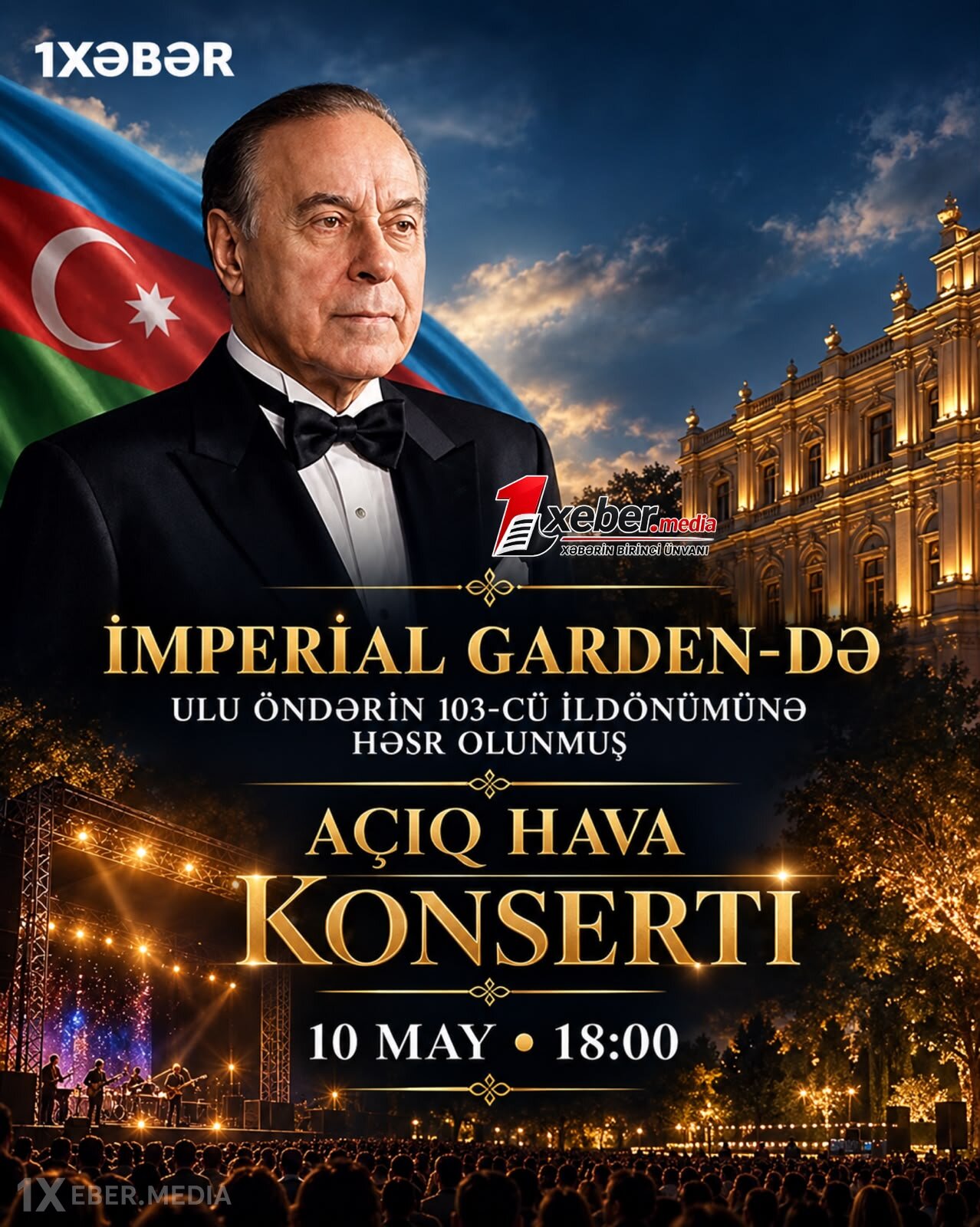 “Imperial Garden”də Ulu Öndərin 103-cü ildönümünə həsr olunmuş konsert keçirilib