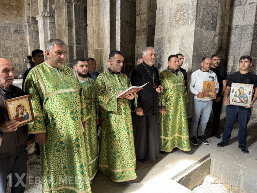 Alban-Udi icmasının üzvləri Laçındakı Ağoğlan monastırını ziyarət ediblər - VİDEO FOTO
