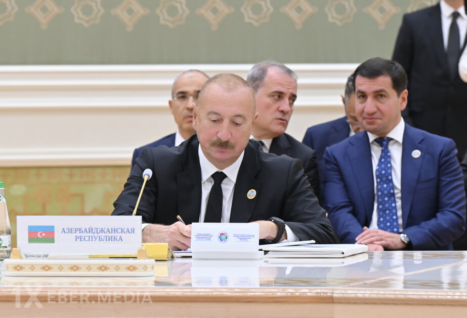 Türkmənbaşı şəhərində sənədlərin imzalanması mərasimi olub