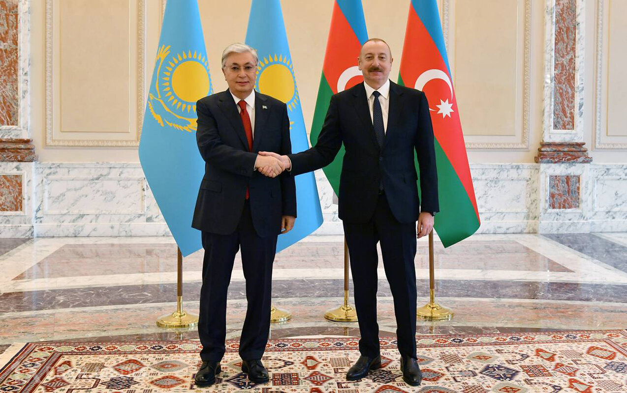 Qazaxıstan Prezidenti İlham Əliyevə təşəkkür etdi