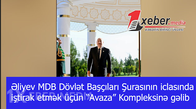 Əliyev MDB Dövlət Başçıları Şurasının iclasında iştirak etmək üçün “Avaza” Kompleksinə gəlib-VİDEO