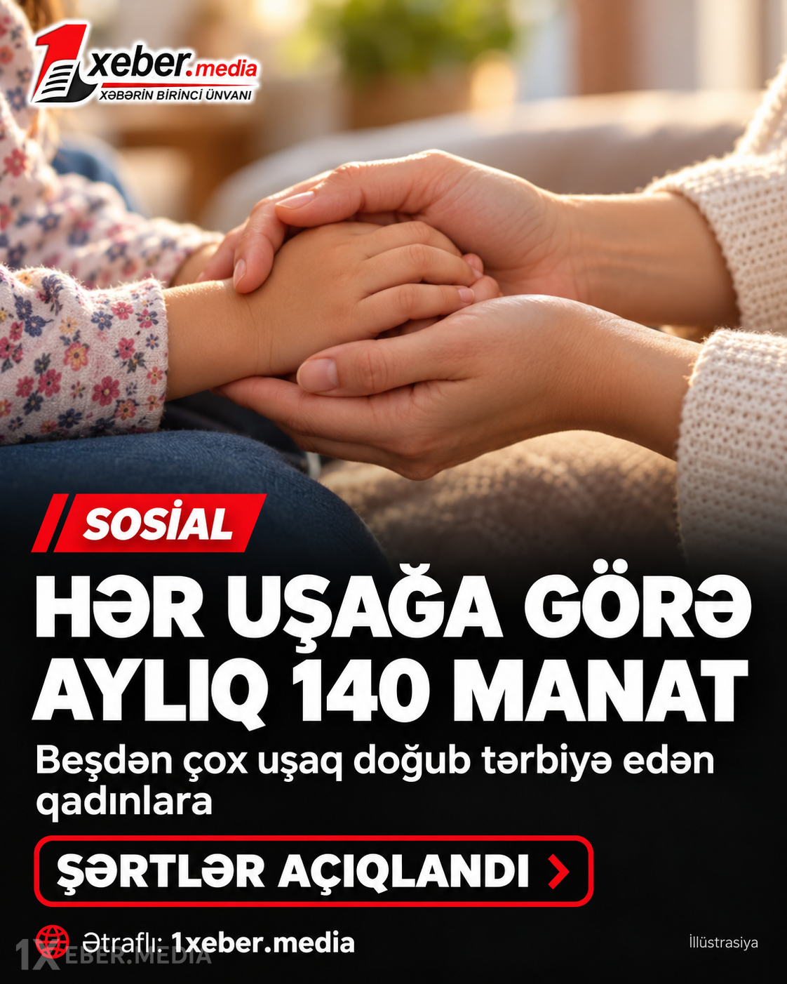 Hər uşağa görə aylıq 140 manat — Kimlər ala bilər?