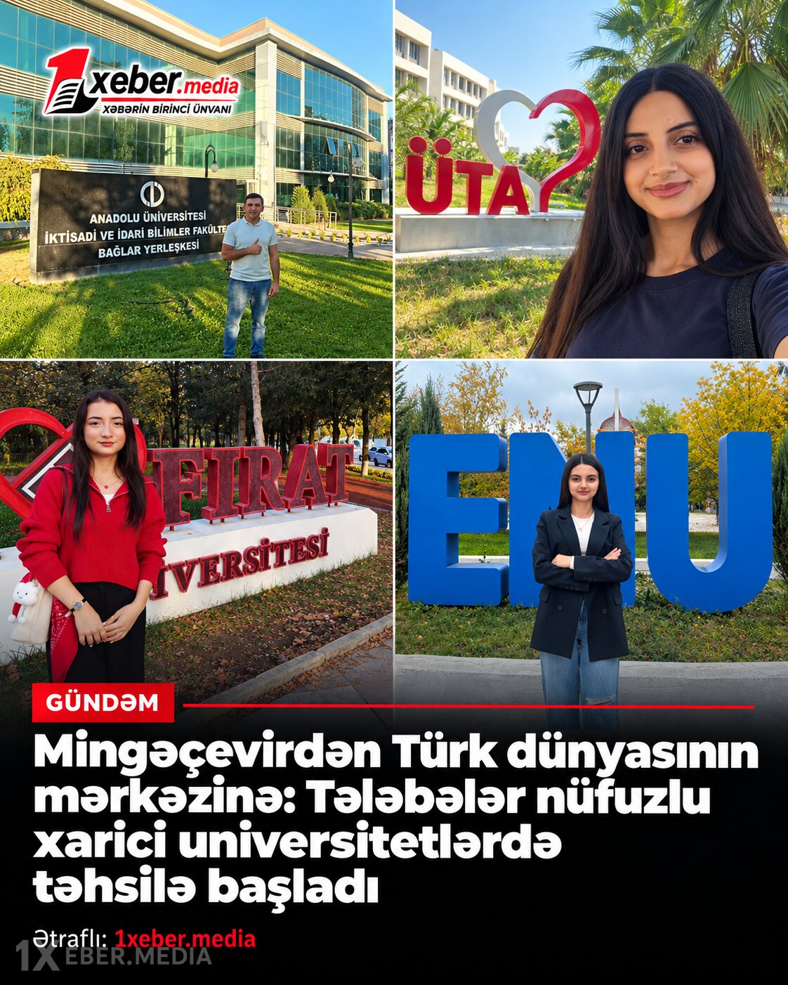 Mingəçevirdən Türk dünyasının mərkəzinə: Tələbələr nüfuzlu xarici universitetlərdə təhsilə başladı-VİDEO