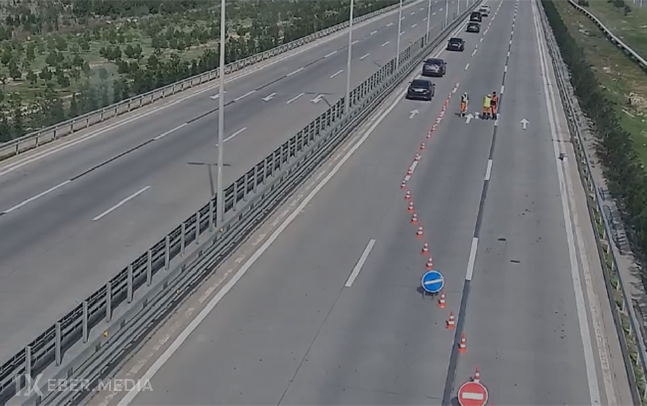 Bu yolda sürət həddi endirildi -VİDEO