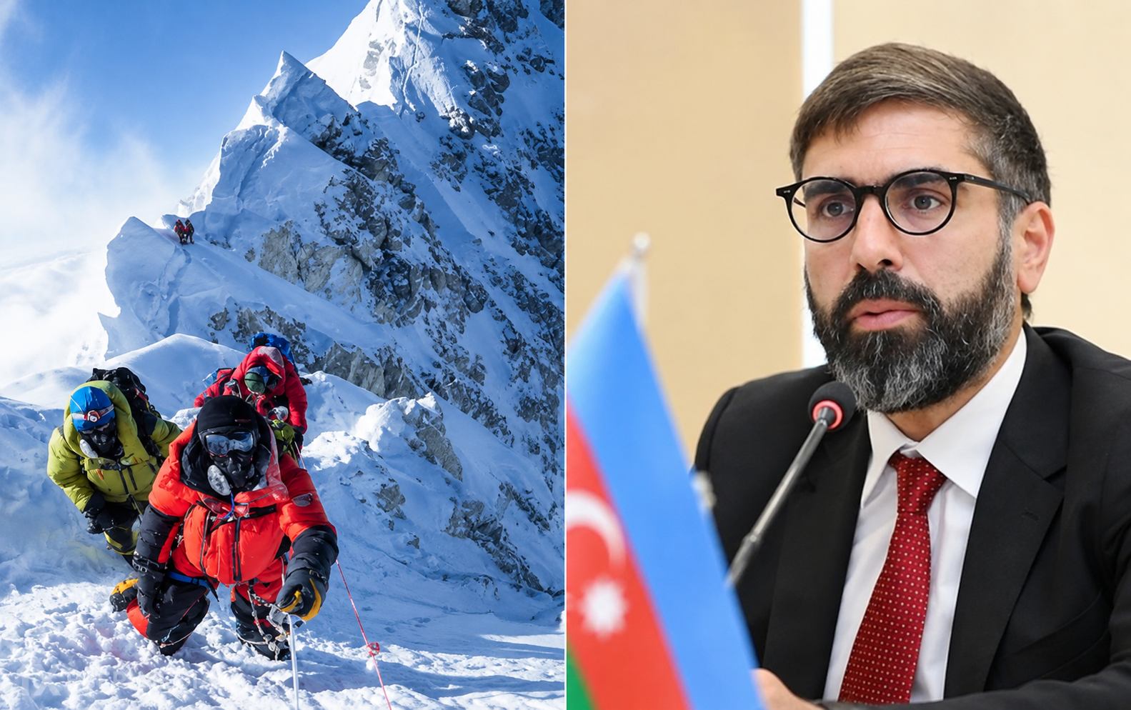 Rövşən Nəcəf Everestə qalxıb? - Foto