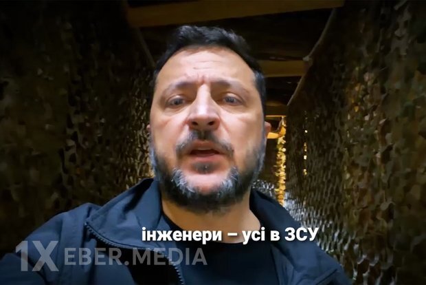 Zelenski cəbhədən ukraynalılara müraciət etdi