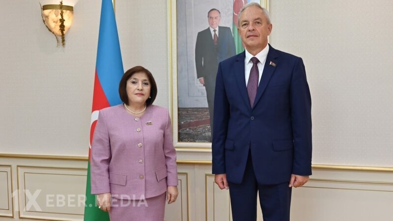Sahibə Qafarova Belarus Milli Assambleyası Nümayəndələr Palatasının sədri ilə görüşdü