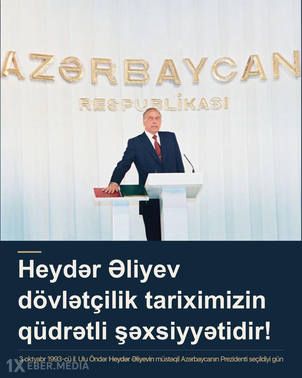 Müstəqilliyimizin və milli birliyimizin memarı – Heydər Əliyev