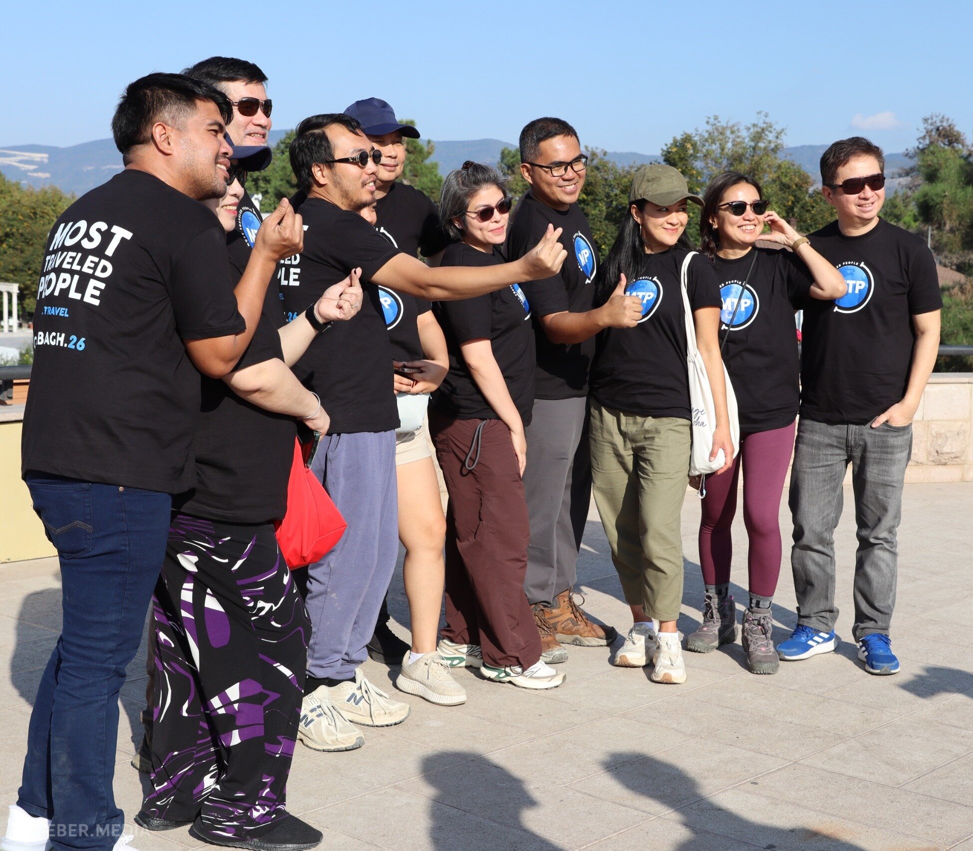 Beynəlxalq səyyahlar Xankəndi şəhərində