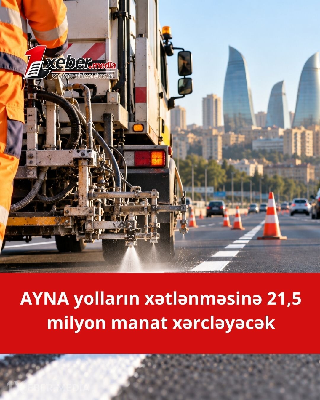 AYNA yollarda xətlənmə işlərinə 21,5 milyon manat ayırır