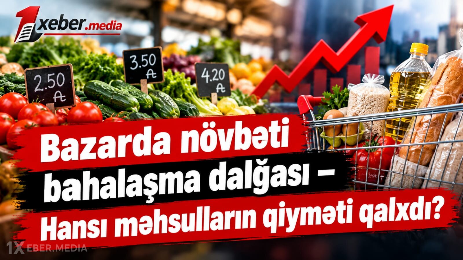 Bazarda növbəti bahalaşma dalğası – Hansı məhsulların qiyməti qalxdı?-VİDEO